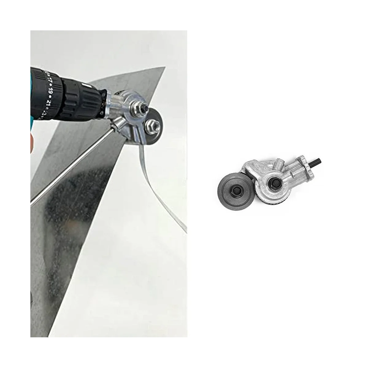 Electric Drill Rotary Plate Cutter Set Electric Iron Scissors Cutting-Free Tool Cutter