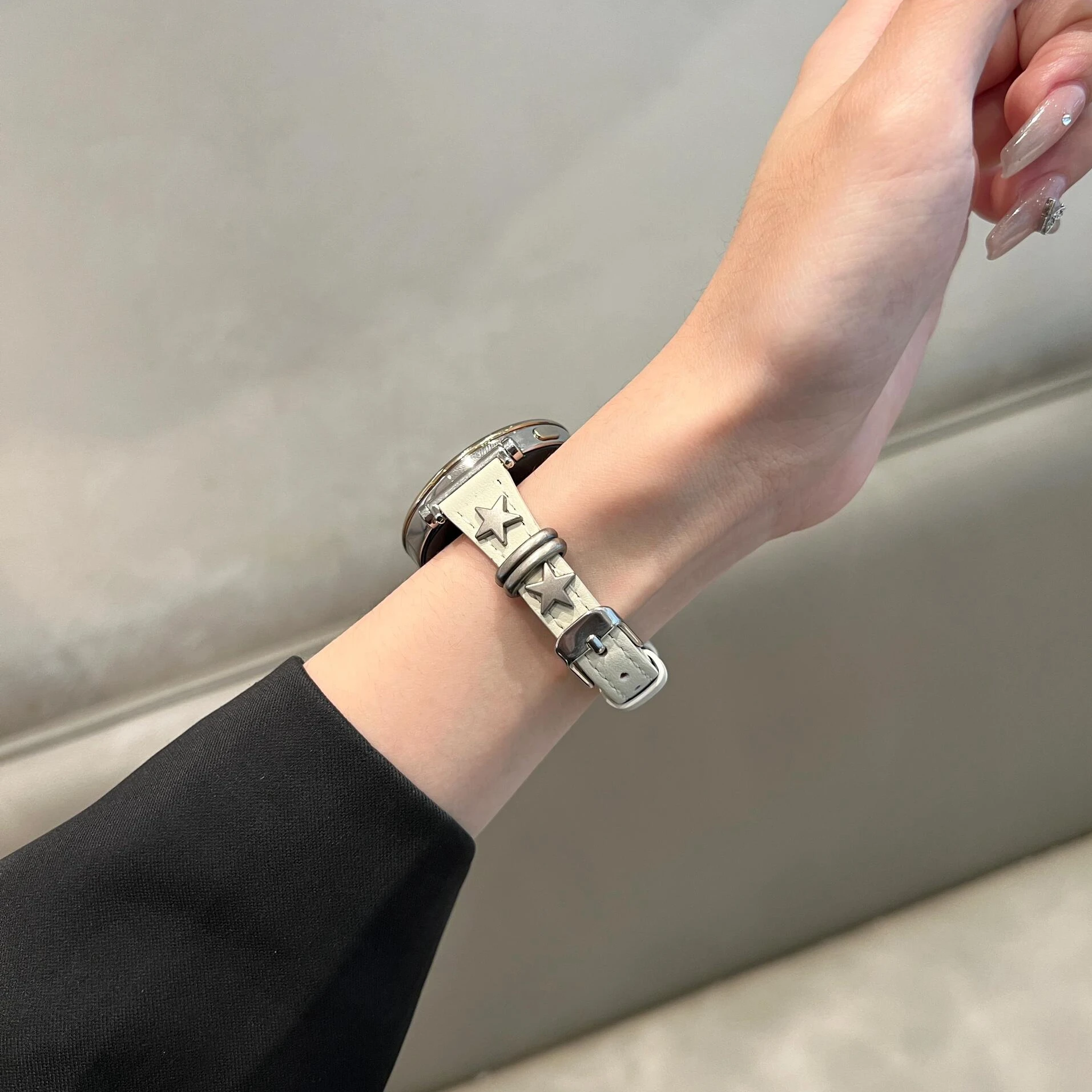 20 مللي متر 22 مللي متر 18 مللي متر حلقة جلدية لساعة سامسونج الفرقة لهواوي GT6 حزام Ultimate Honor Magic2 46 مللي متر GT3 النساء