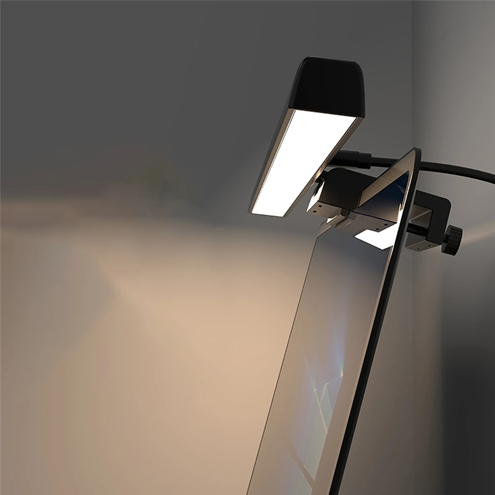 33/50cm computador portátil monitor de tela proteção para os olhos clipe de luz stepless escurecimento tela pendurado lâmpada mesa lâmpada leitura