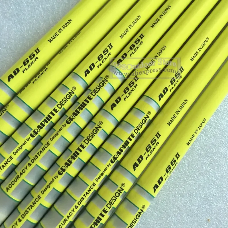 Men's Hardcore Golf Shaft Yellow AD-65II Graphite Shaft Hardcore Club Shaft 0.370 Golf Accessories R or S Flex