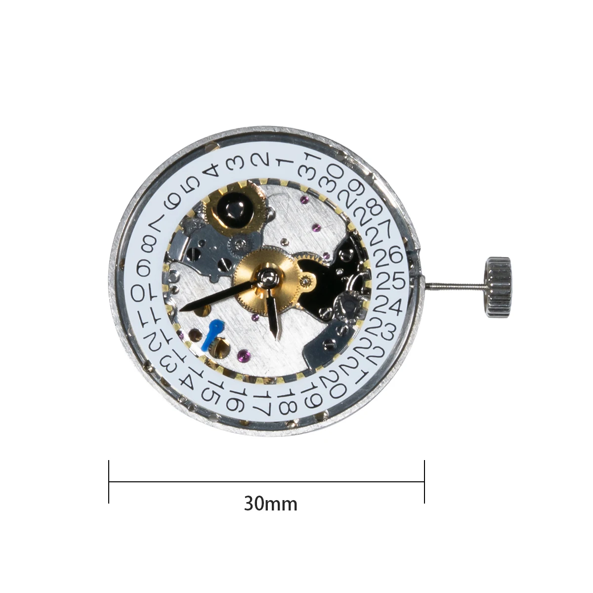 3 2.5 Hands Super Slim Micro-Rotor Automatic Mechanic Movement 5000A Movement Date 3 O'clock Date Display Watchmaker Parts DIY