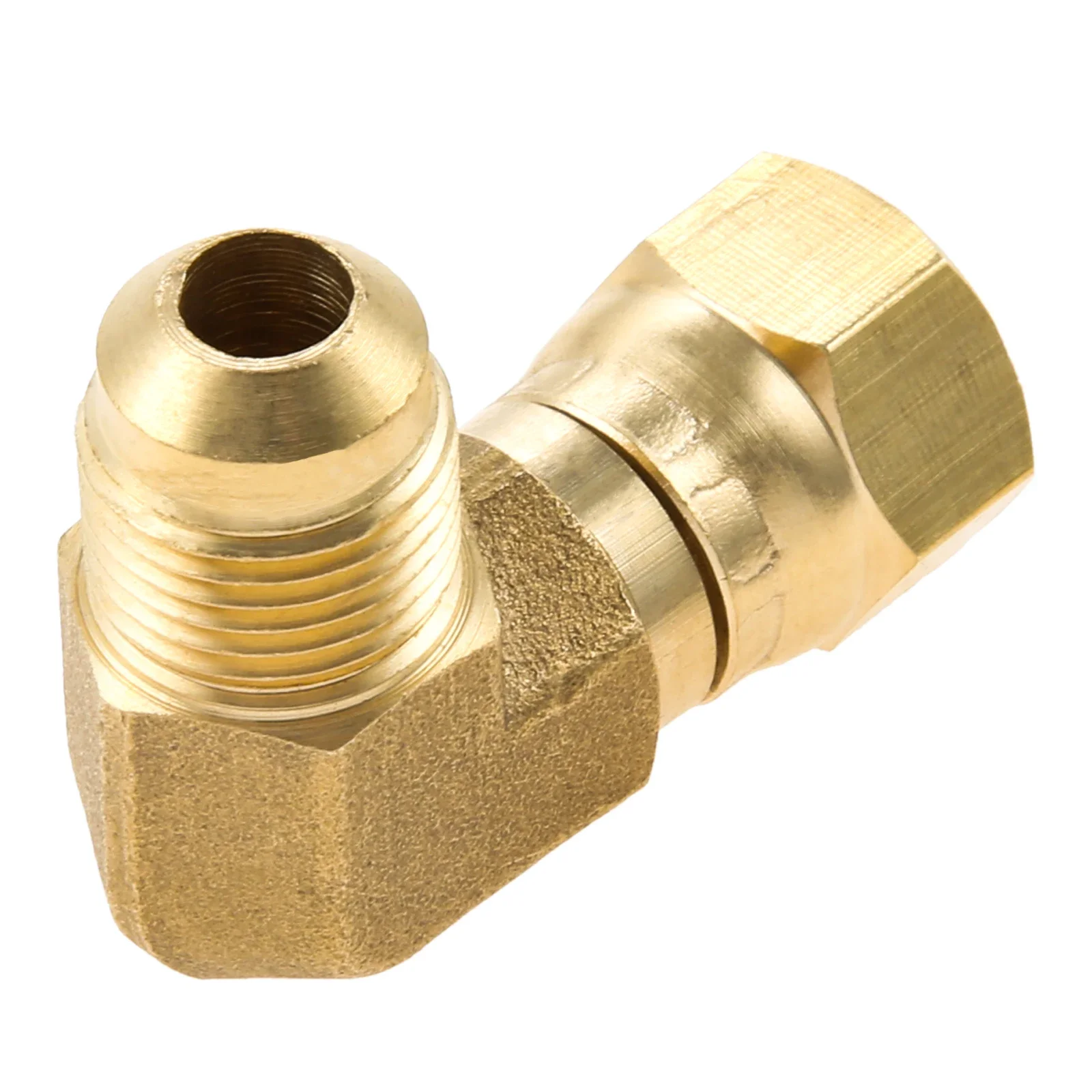 90 Degree Elbow Propane Connector Low Pressure Adapter 3/8\
