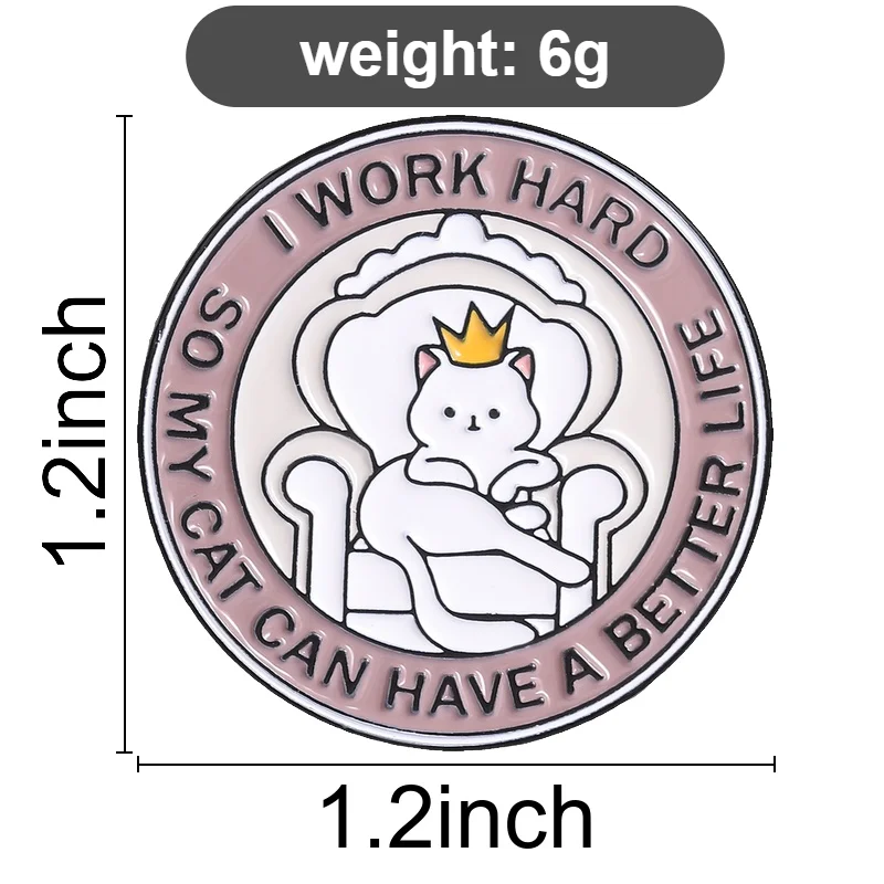 16 Tier-Sammlungs-Emaille-Pins: Liebesbär, Entlein, Wolf, Schaf, Brosche, Buch, Katze, Affe, Frosch, Abzeichen, süßer Schmuck, Geschenk – Detail 8