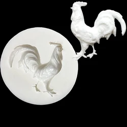 Cock Silicone Sugarcraft Mold Chocolate Cupcake Baking Fondant Cake Decorating Tools