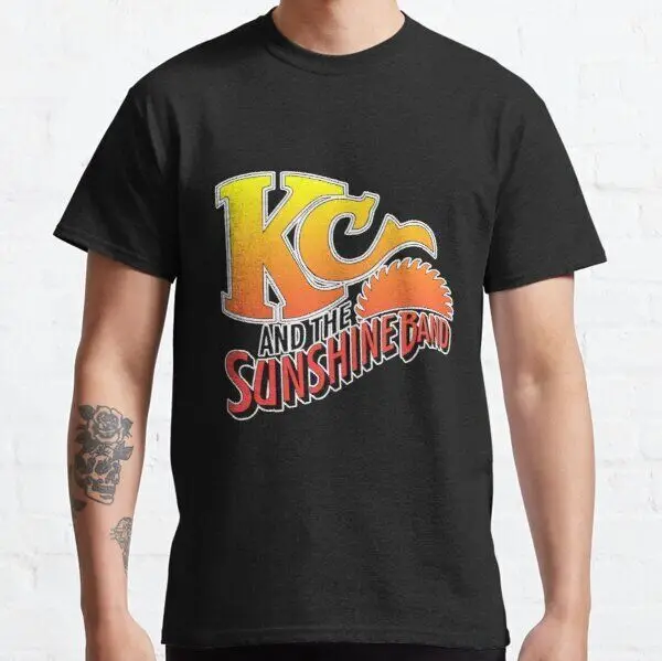 Retro Music T-Shirt The Best of KC and the Sunshine Band Get Down Live! Oh Yeah!