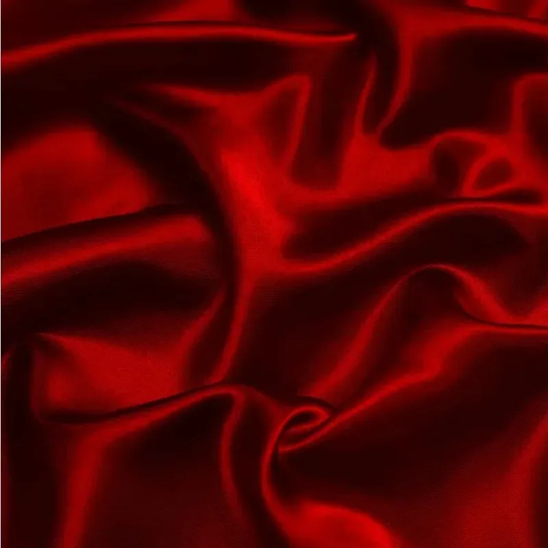 Luxury Pure Silk Satin Bedding Set 4pcs Simple Style Woven Pillowcase Duvet Cover Sheets-Solid Pattern Bedding Bed Sheet