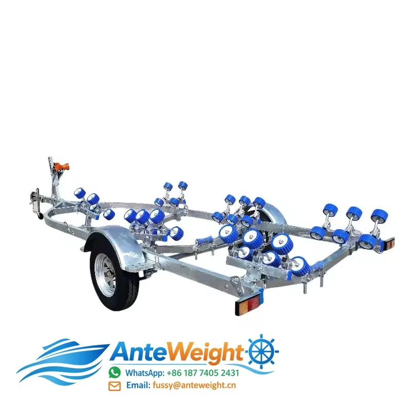 Aluminium Boat Trailer Yacht & Motorboat Trailers for Manufacturing Plant & Home Use