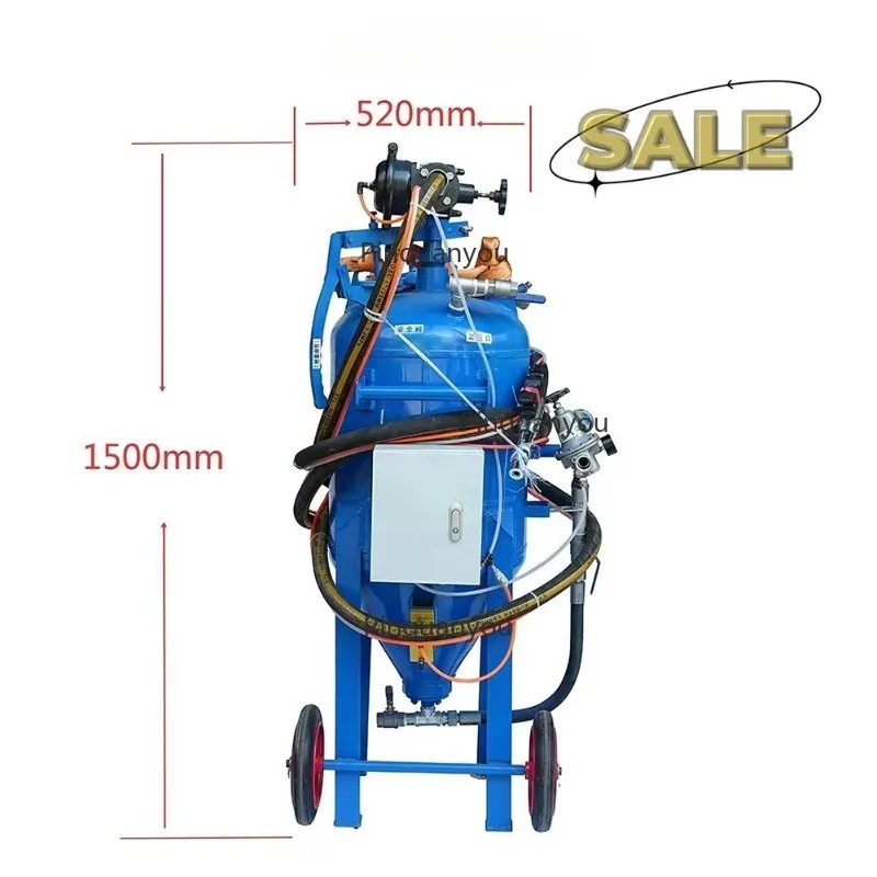 Refurbished Automatic Sandblasting Machine Wet And Dry Steel Polishing Rust Removal Machine for Industrial Use