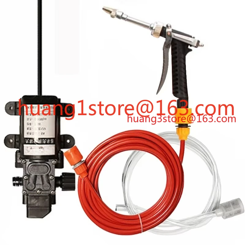 best-sellerPortable Car Wash Pump 12v High Pressure Car Washer Kit Mini Electric with Overcurrent Protection