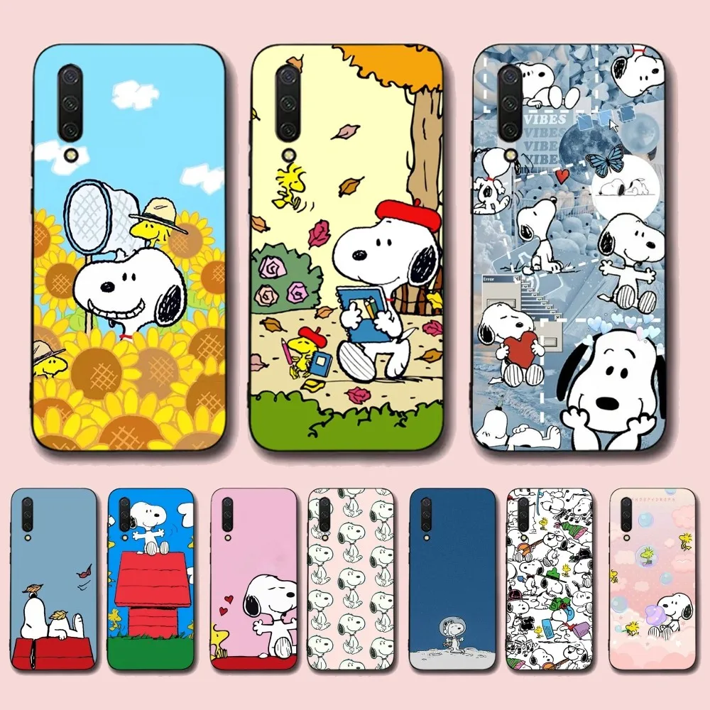 C-Cartoon S-Snoopys For Xiaomi Mi 5X 8 9 10 11 12 lite pro 10T PocoX3pro PocoM3 Note 10 pro lite