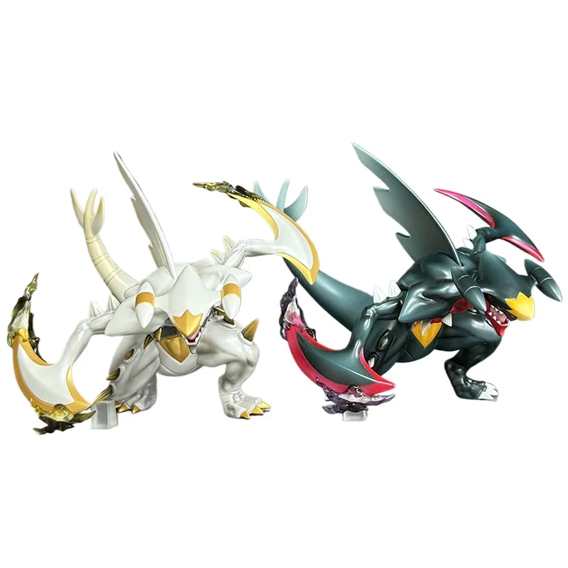 Novo quente brilhante mega garchomp pokémon anime jogo periféricos figura brilhante ornamentos de mesa modelo brinquedo meninos presentes