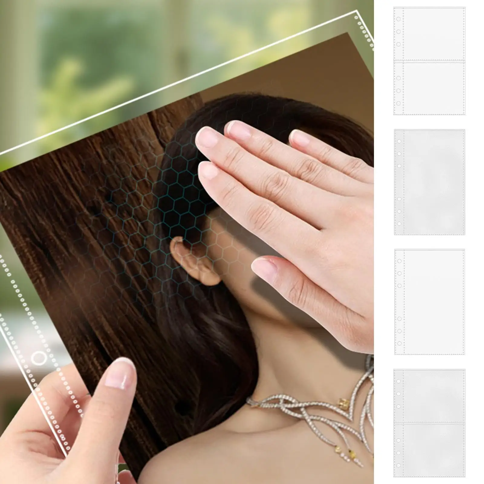 

Вставки для переплета A6, 10-компонентные наклейки-органайзеры, страницы, вставки для переплета, защитные приспособления с верхней загрузкой для органайзера для наличных, визитных карточек