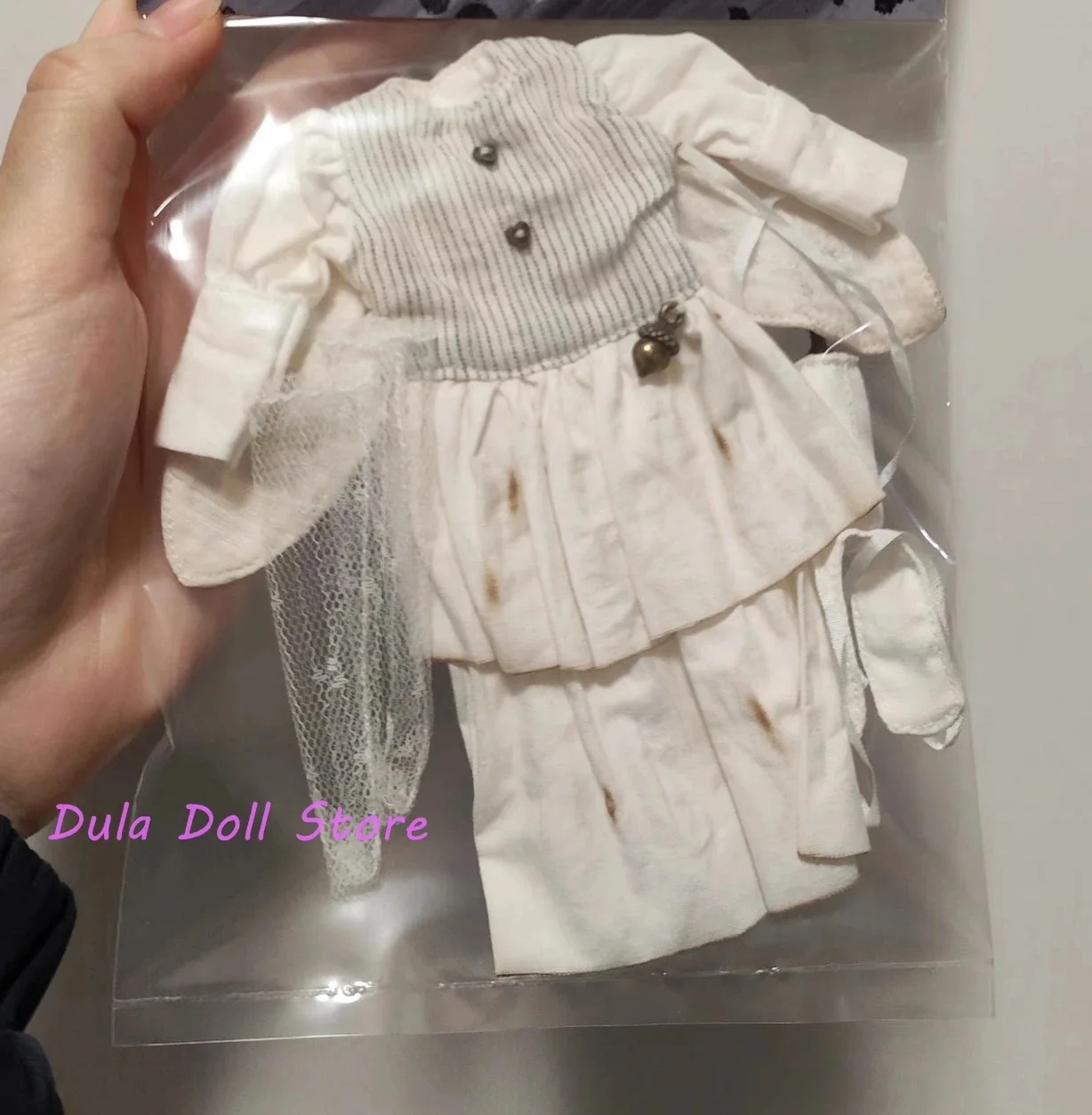 

Dula Doll Clothes Dress Blue bean candle set Blythe ob24 ob22 Azone Licca ICY JerryB 1/6 Doll Accessories