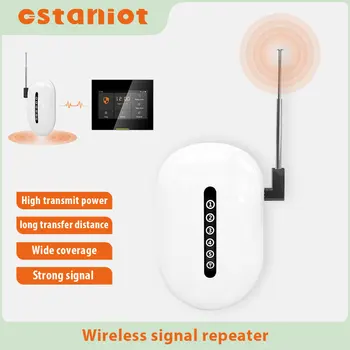 WiFi Signal Repeater Wireless Extender 433MHz Long Range Booster Through Walls Barrier-Free For Home Alarm Security System