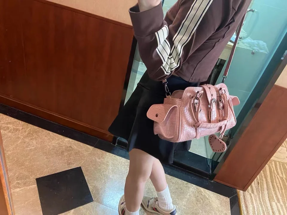 design leather west bag Y2K お兄さん系 kmrii design leather west bag Y2K お兄さん系 kmrii 【公式通販】