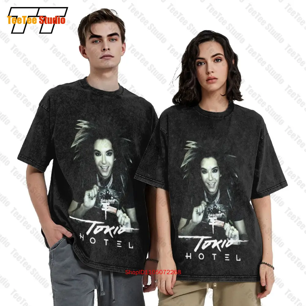 Rare Tokio Hotel Vintage Oversized T-Shirt Bill Kaulitz Signature Vintage Tour GX23