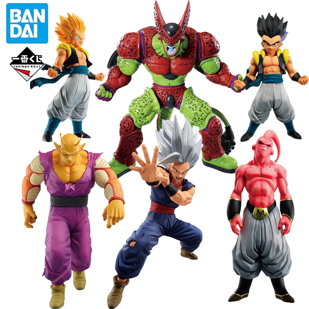 In Stock Dragon Ball Genuine Bandai Son Gohan Piccolo Majin Buu Gotenks Movie Version Action Figure Boxed Collection Model Toys