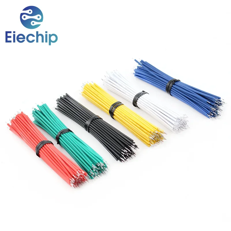 

120pcs Jumper Wire 24AWG Tin Conductor Wires Breadboard Line Connector Wire PCB Solder Cable Fly Jumper Wire 24AWG