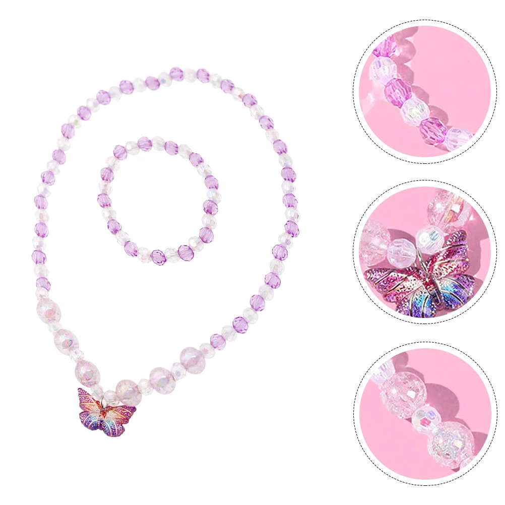 Children's Jewelry Set Kid for Girls Girls' Little Toddler Age 2-4 Plastic Kids