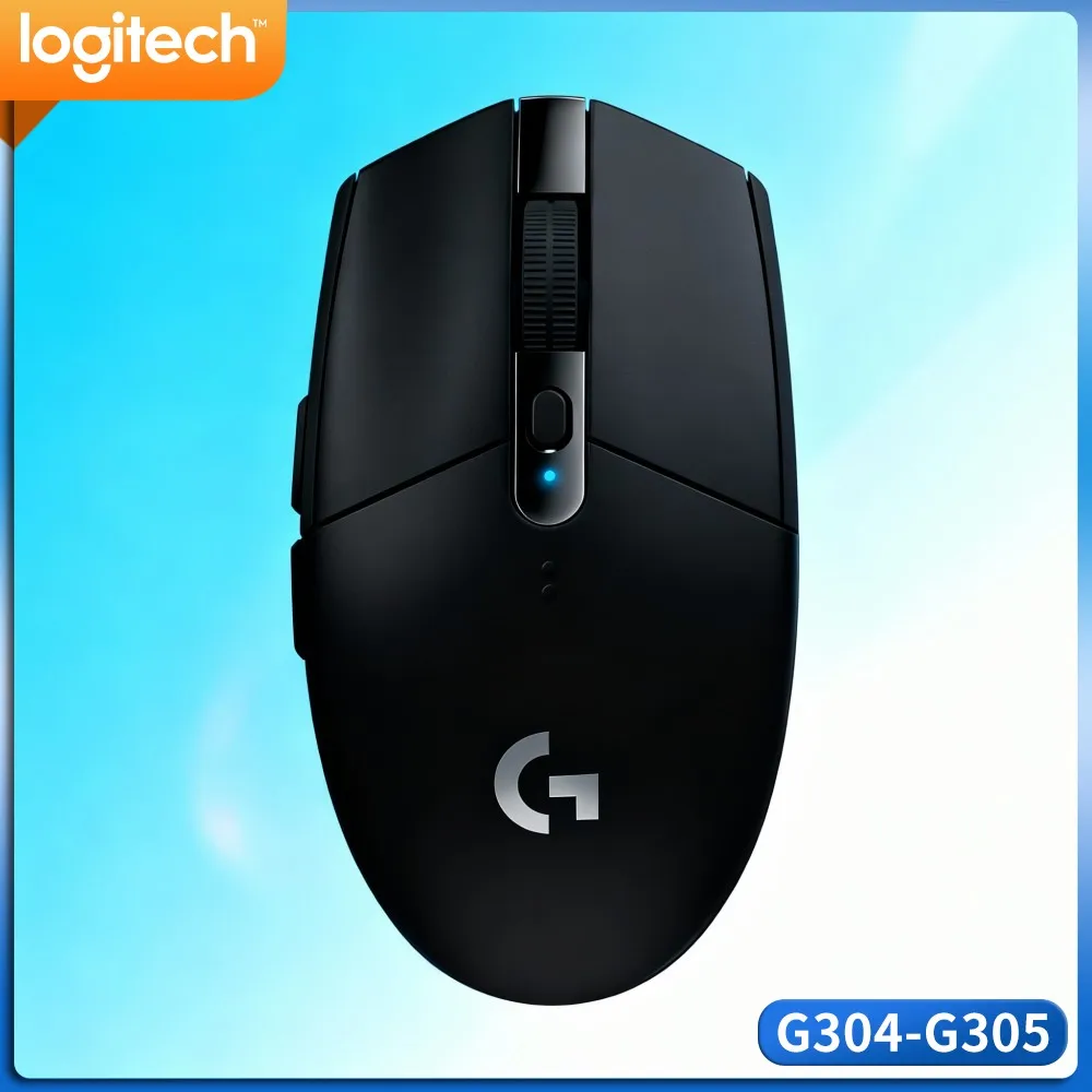 Logitech G304 Wireless Mouse LIGHTSPEED Tech 12000 DPI HERO Sensor 1Ms Response 9-Month Battery Multi-Scene Desktop Users