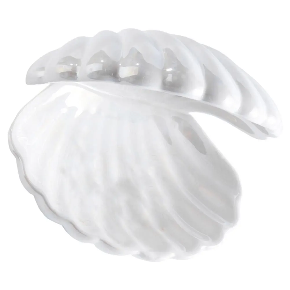 

Decorative Seashell Shaped Jewelry Container Organizer for Desktop Dressing Table Shop Use Gift Package Shell Shaped Jewelry Box