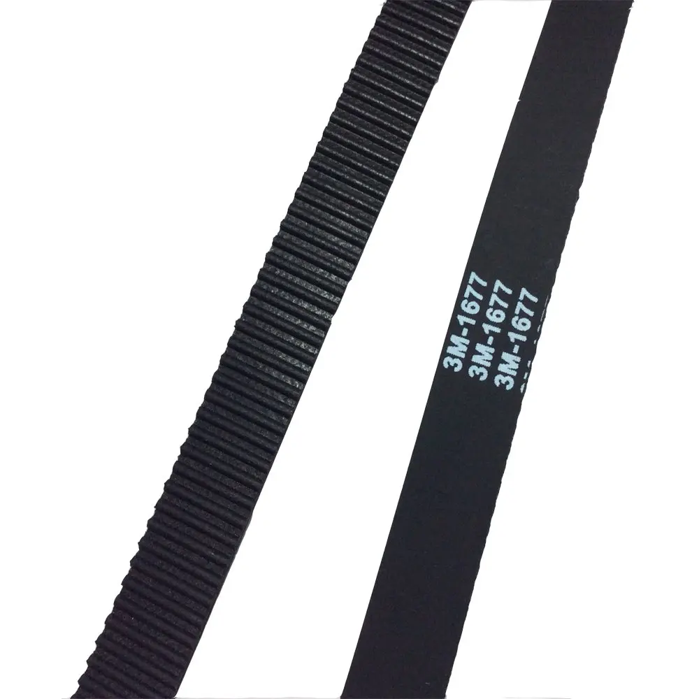 

HTD 3M Timing Belt Length 1677mm Teeth 559 Width 6mm Closed-Loop Industrial Round Rubber Belts