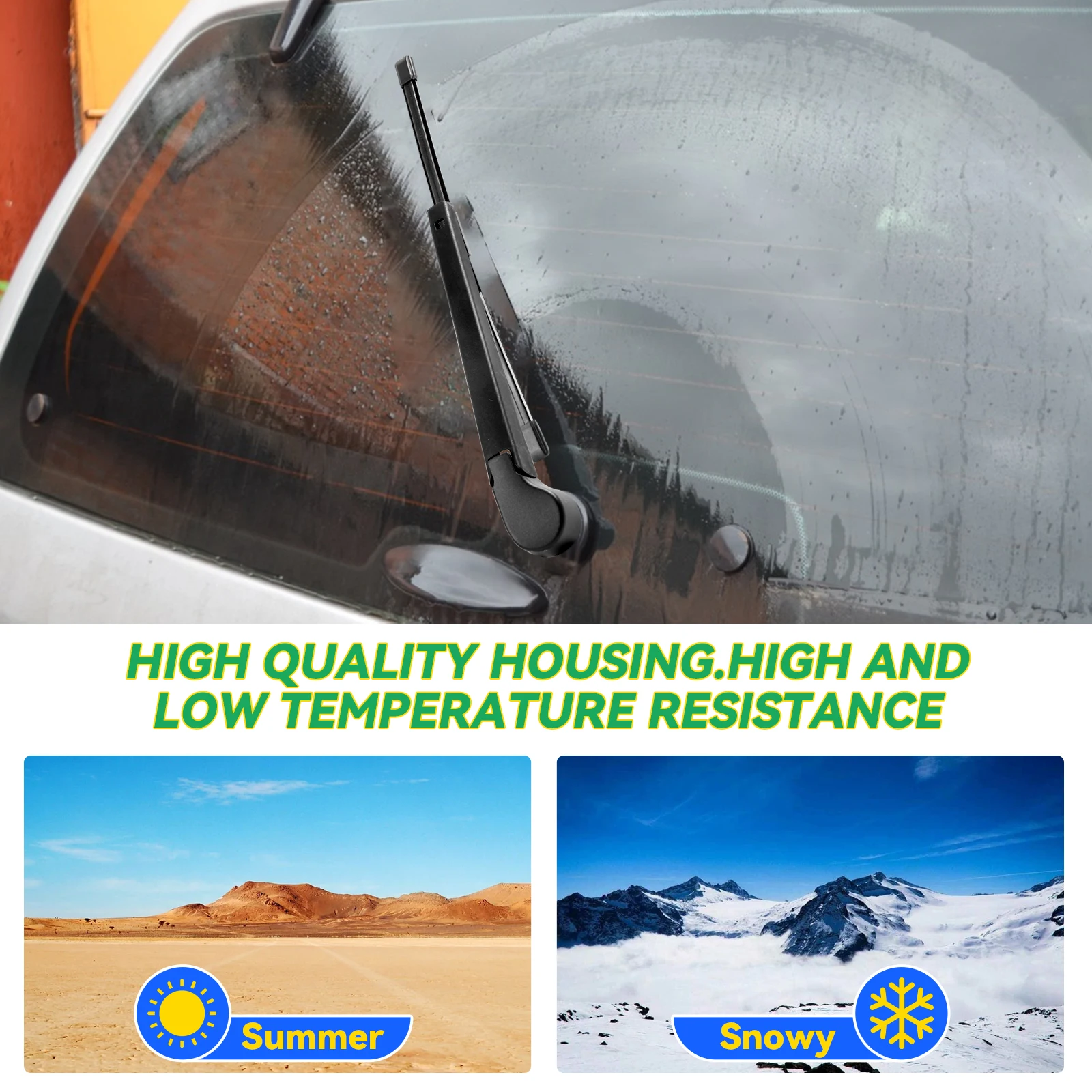 12 "ممسحة 11A955427A9B9 الخلفية ممسحة زجاج أمامي شفرة لشركة فولكس فاجن ID4 ID.4 2020 - 2026 جزء السيارة نافذة نظيفة الزجاج الأمامي فرشاة المطر #5