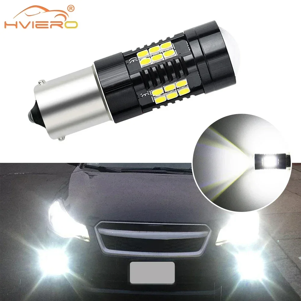 

10X Auto Lamp Led Packing Trunk Bulbs Clearance Turn Signal Multiple Colors 1156 7443 R5W 3030 License Plate Light Brake Lights