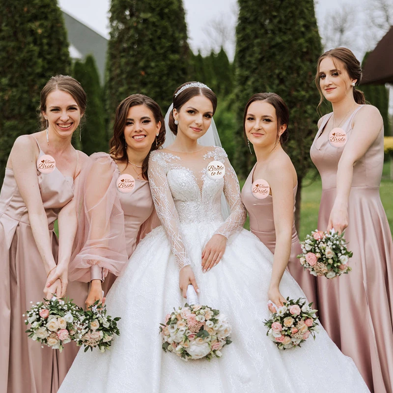 6/7 pz sposa e squadra sposa distintivi matrimonio addio al nubilato decorazione festa di addio al nubilato sposa per essere addio al nubilato