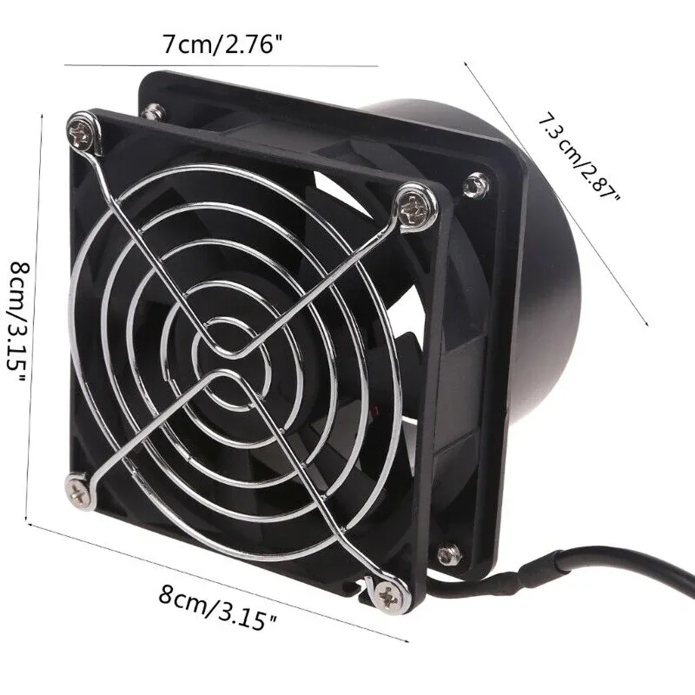 

Smoke Absorber Fume Extractor Fan Pipe Duct Exhuast Fan USB Adjustable Speed Smoke Absorber Accessories Range Hood Accessories
