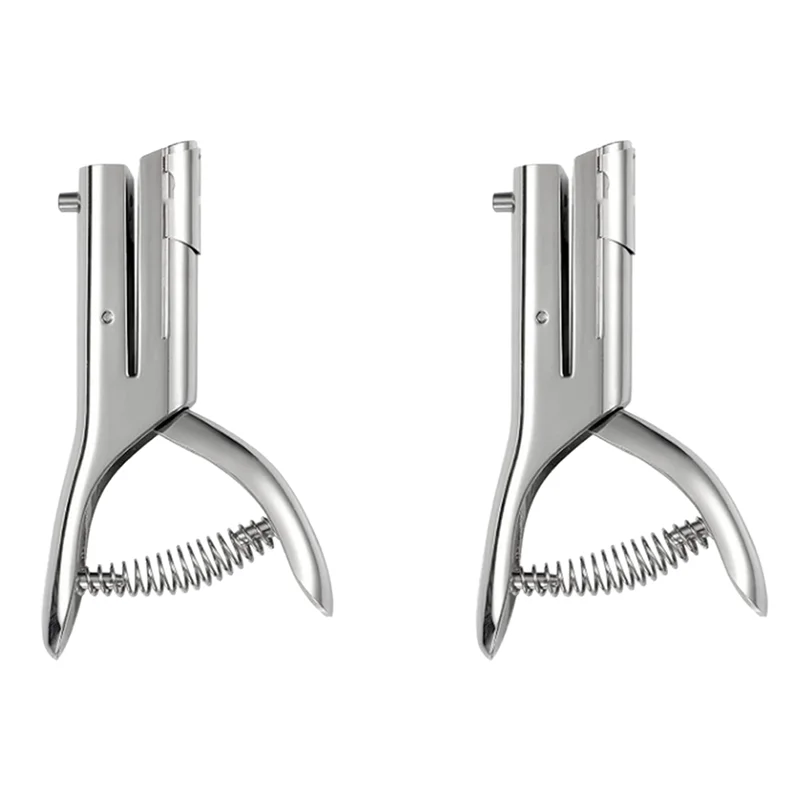 AA05 2X ثقب واحد الناخس 3 مم ثقب دائري الناخس المحمولة باليد ثقب طويل الناخس