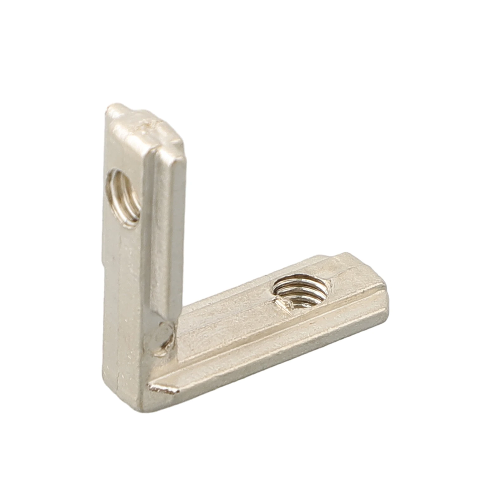 Reinforce Rectangular Aluminum Profiles For European Standard Slot Corner Rack T Joint Brackets Silver 20pcs 25x25x9mm EU 2020