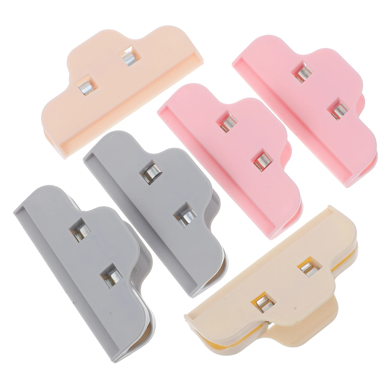 

6pcs Edge Clips Food Freshness Sealer Storage Plastic Craft Project Tools Multi Purpose Kitchen Snack Bag