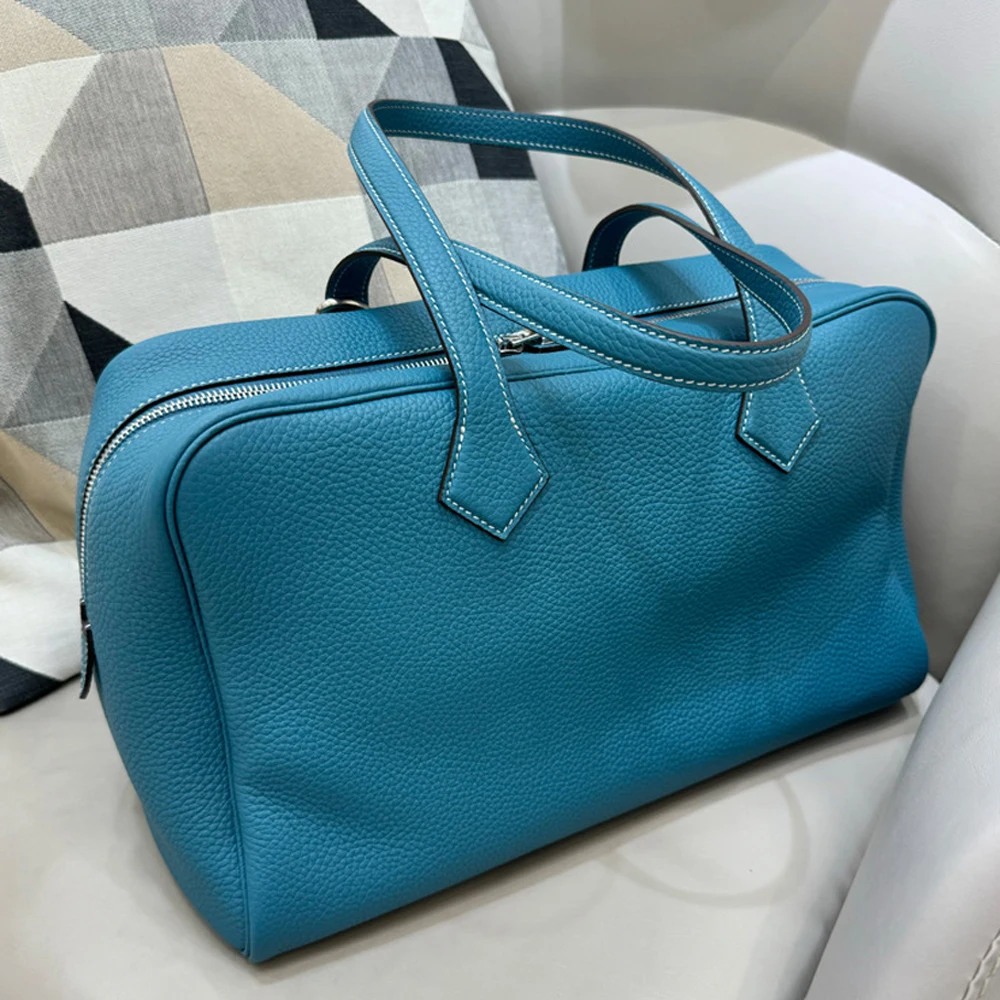 

Сумка Annmouler из натуральной кожи для женщин, вместительная женская сумка-тоут, модная сумка через плечо, сумка-боулинг