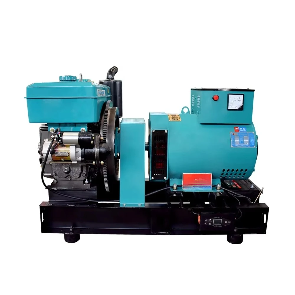 

24KW 30KVA Silent Generator Single Cylinder 3 Phase 110-400V 50hz 60hz Direct Type Dynamo Diesel Engine Generators Set Price