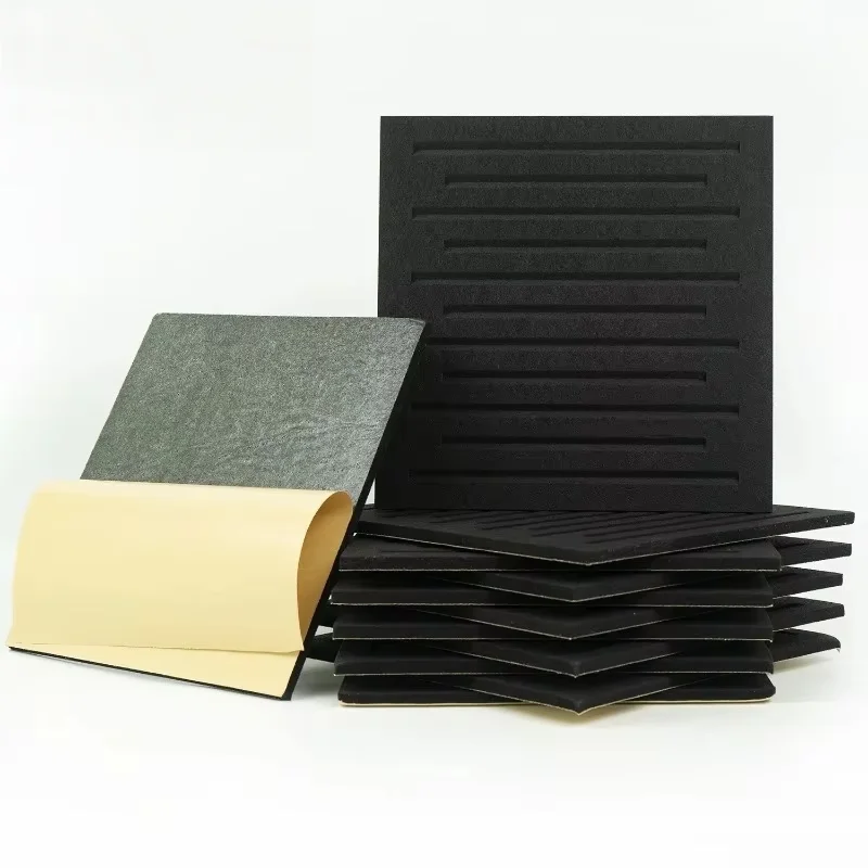 4 12PCS Felt Wall Tiles Self Adhesive Bulletin Board Pin Board Cork Board Alternative Wall Panel For Office School Home