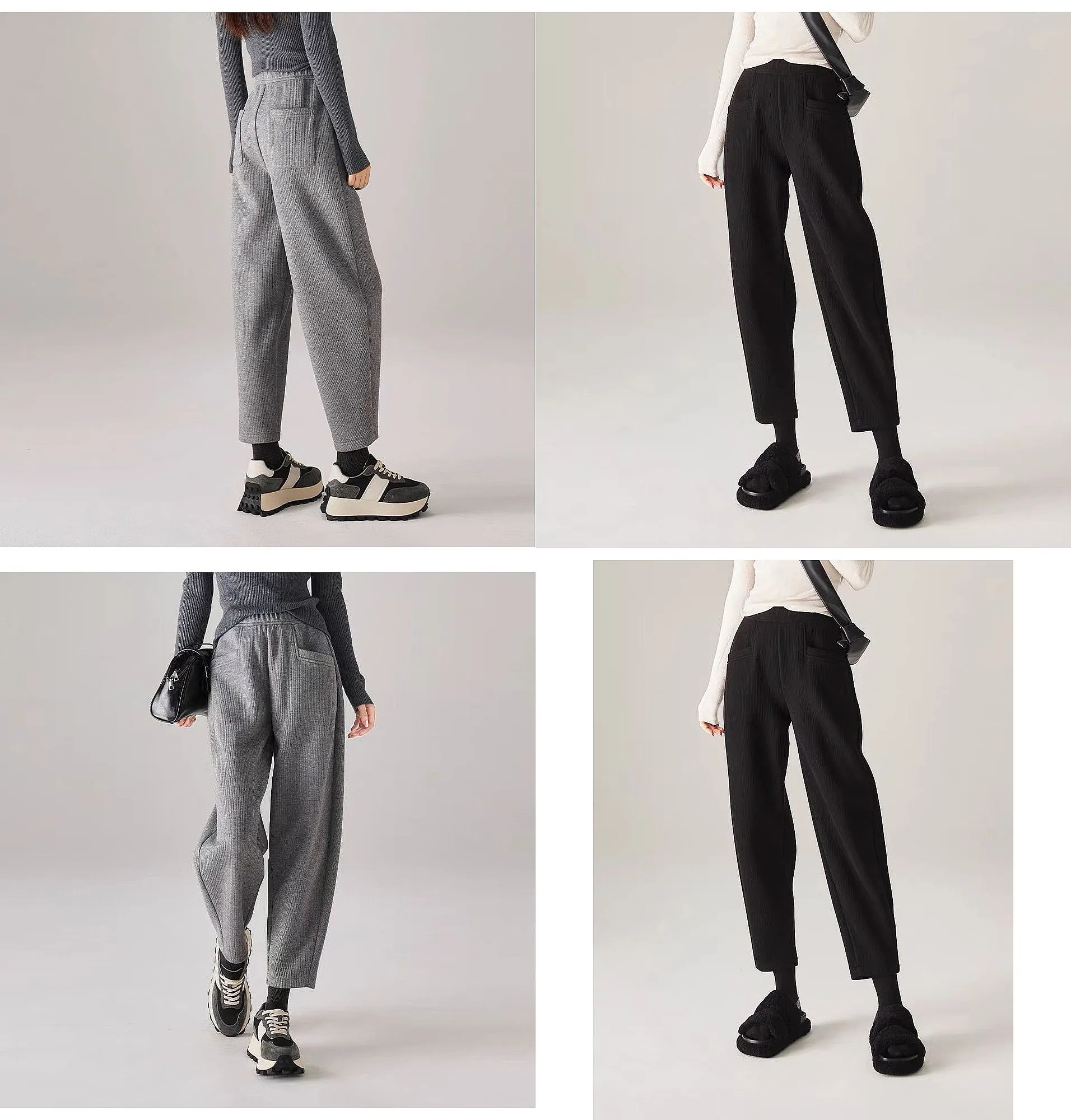 

High Quality Harun Cropped Pants For Women 2025 New Loose Spring And Autumn Radish Casual Pants