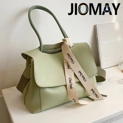 JIOMAY New Trend Tote Bags For Women Designer Luxury Bag High-Capacity High Quality PU Leather Purses For Women Party Makeup Bag