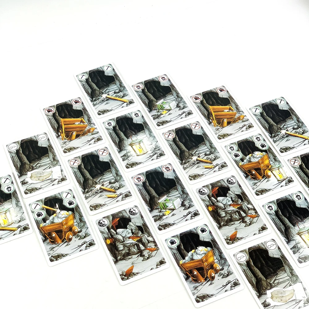 بطاقات ألعاب اللوحة، ألعاب الطاولة، النسخة الإنجليزية، ألعاب الورق، ألعاب الألغام الذهبية القابلة للحفر، لعبة بطاقة التعدين، ألعاب الهالوين وعيد الميلاد #5