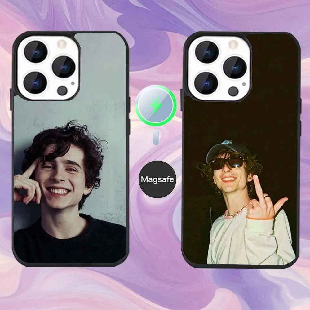 

Timothee Chalamet Phone Case For iPhone 16,15,14,13,12,11,Pro,Max,Plus,Mini,Magsafe,Magnetic Wireless Charging Case
