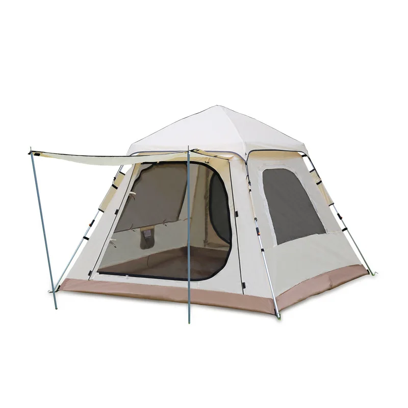 

aluminum pole quick-opening automatic tent, thickened rainproof outdoor camping tent, light multi-person camping park tent