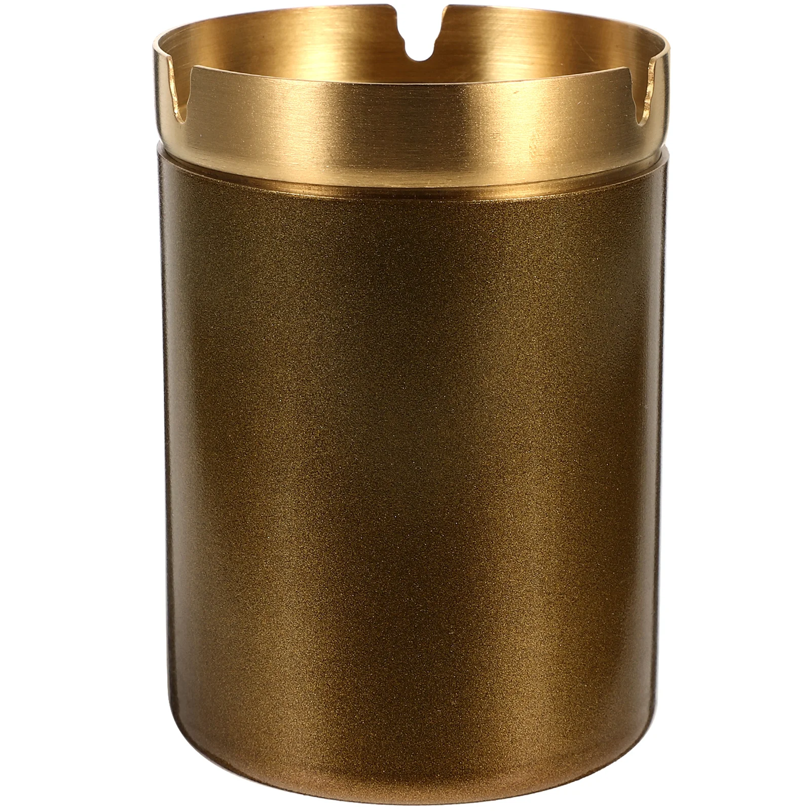 

Ashtray with Lid Compact Desktop Domestic Decorative Container for Home Stainless Steel Covered Premium Material