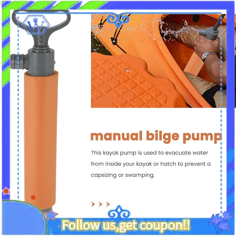 

M46K-Kayak Трюмный насос Ручной водяной насос Ручной насос Ручной насос для лодки Трюмный насос для каяков Каноэ и лодок Аксессуары для каяков