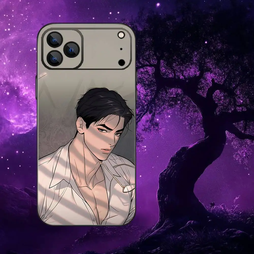 J-Joo Jaekyung Phone Case For iPhone 17,16,15,14,13,12,Pro,Max,Plus,E,SE4,Air,Mini Black Soft Box