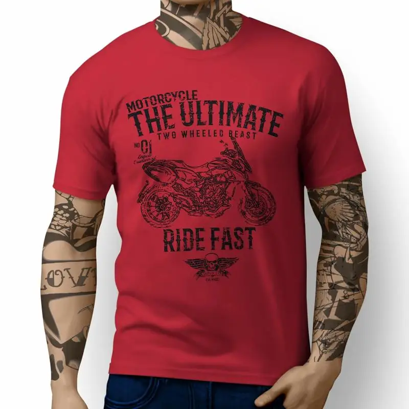 JL Ultimate Illustration For A MV Agusta Stradale 800 Motorbike Fan T-shirt