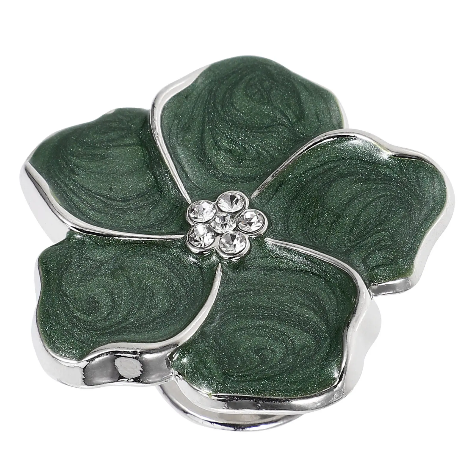 Zinc Alloy Flower Style Cabinet Knob Small Metal Drawer Knob for Dresser Bookcase Wardrobe Shoe Cabinet Cupboard Decorative
