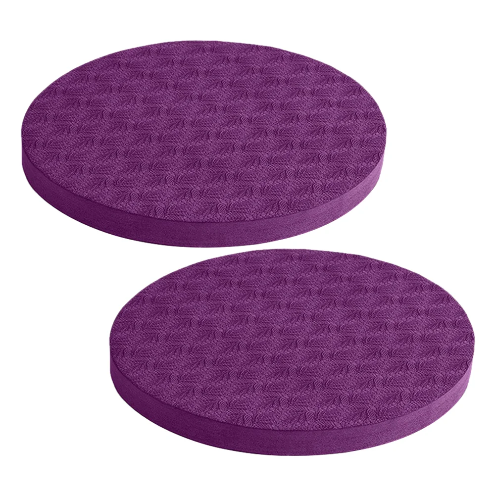 2 Pcs Yoga Balance Mat Thick Extra Mats Thermoplastic Pad Knee Cushion Tpe Pilates Pads Protector for Fitness Floor