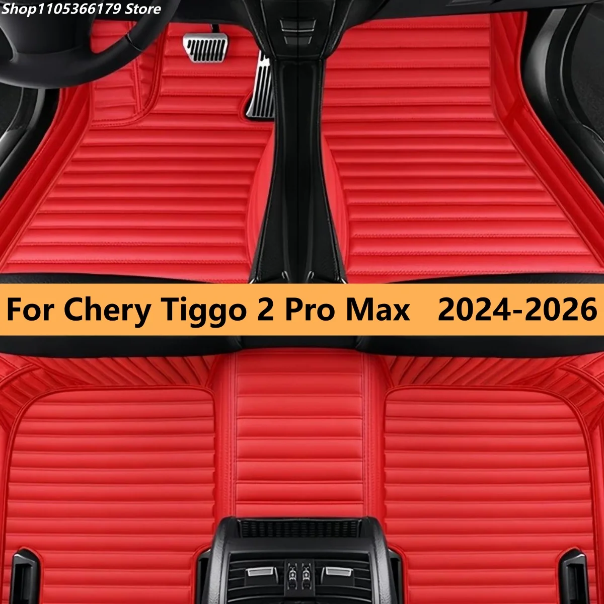 

Custom Car Floor Mat For Chery Tiggo 2 Pro Max 2024 2025 2026 Auto Accessories Full Set Leather All Weather Cars Carpets Pads