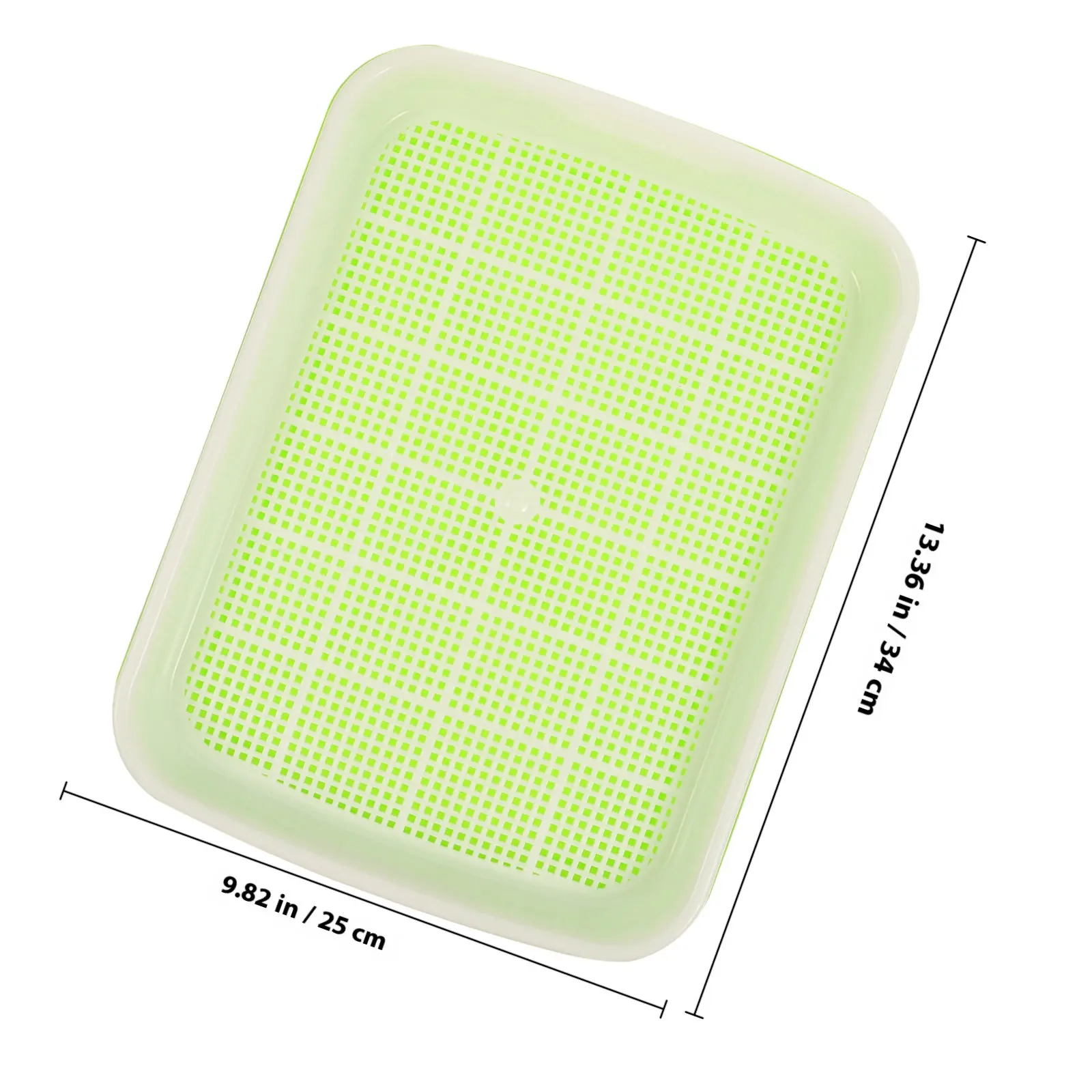 3Pcs Premium Hydroponic Germination Tray Soilless Sprouting Basin for Beans Mung Nursery Growing Tray Plastic