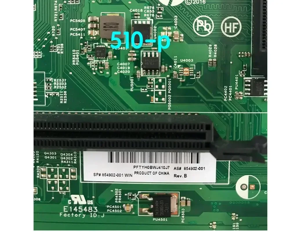 اللوحة الأم لسطح المكتب HP Pavilion 510-p 854902-001 15130-1 اللوحة الرئيسية 100% تم اختبارها بالكامل